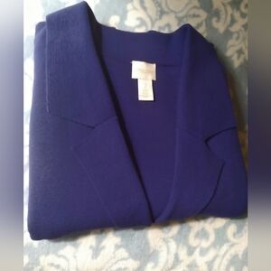 Chico's Royal Blue Knit Jacket